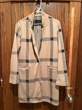 Sanctuary Beige Taupe Knit Jacket